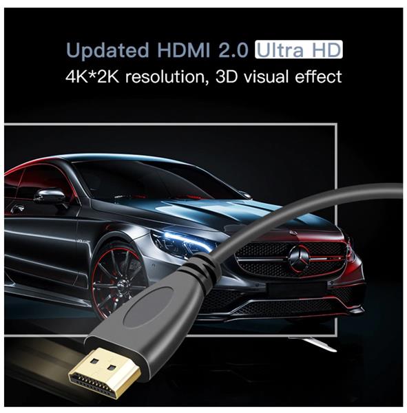 Grote foto drphone hi speed hdmi naar hdmi kabel 4k ultra hd 1 meter 1.4 2.0v hoge snelheid goud ver telecommunicatie opladers en autoladers
