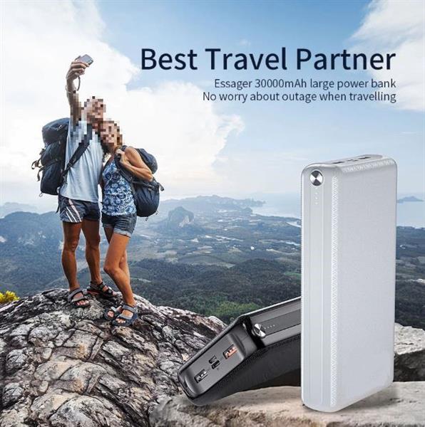 Grote foto drphone pw3 powerbank 30.000mah snel opladen qualcom 3.0 pd 3.0 usb c power delivery 18w wi telecommunicatie opladers en autoladers
