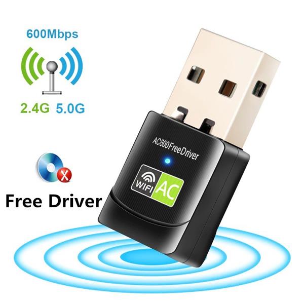 Grote foto drphone w3 pro driver free 600mbps dual band usb wifi plug en play wifi adapter zonder i computers en software overige computers en software