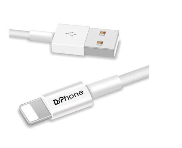 Grote foto 1 pack gecertificeerde drphone usb lader stekker oplader 2 meter kabel safe charge apple ip telecommunicatie opladers en autoladers