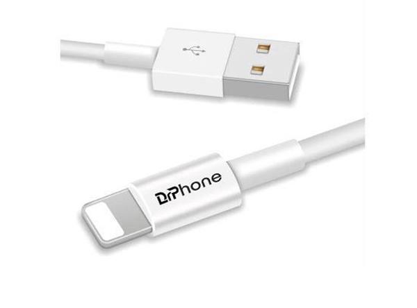 Grote foto 1 pack gecertificeerde drphone usb lader stekker oplader 2 meter kabel safe charge apple ip telecommunicatie opladers en autoladers