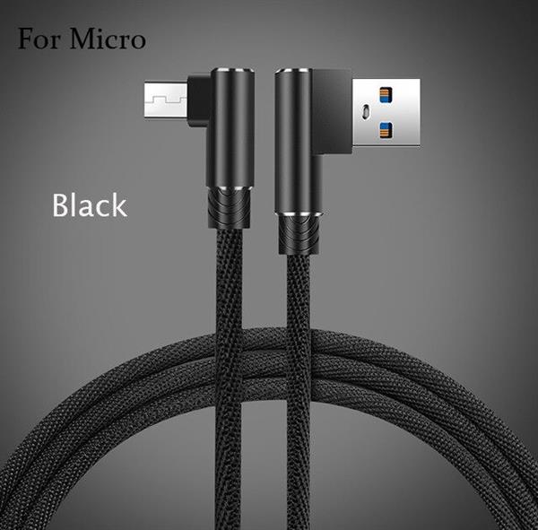 Grote foto drphone d9 micro usb dubbele 90 haakse nylon gevlochten 3a kabel 2 meter datasynchronisatie sn telecommunicatie opladers en autoladers