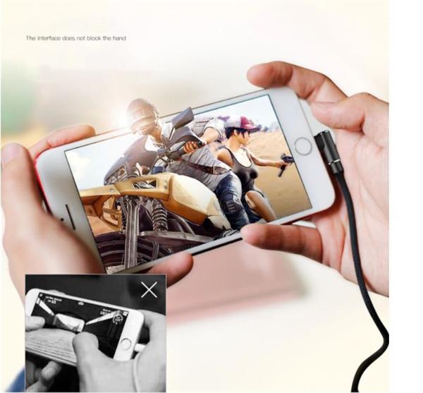 Grote foto drphone d9 micro usb dubbele 90 haakse nylon gevlochten 3a kabel 1 meter datasynchronisatie sn telecommunicatie opladers en autoladers