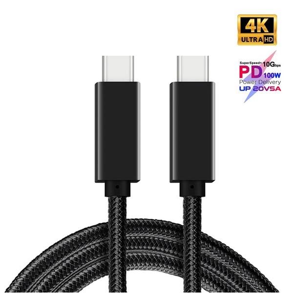 Grote foto drphone titan2 usb c 3.1 gen 2 naar type c 5a 100w pd 1m kabel e mark chip 10gpbs data telecommunicatie opladers en autoladers