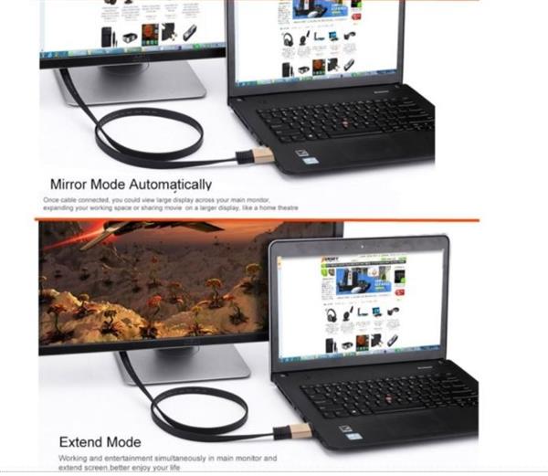 Grote foto drphone hi speed flat platte hdmi naar hdmi kabel hdmi 2.0 60hz 3 meter 18gbps 30awg goud telecommunicatie opladers en autoladers