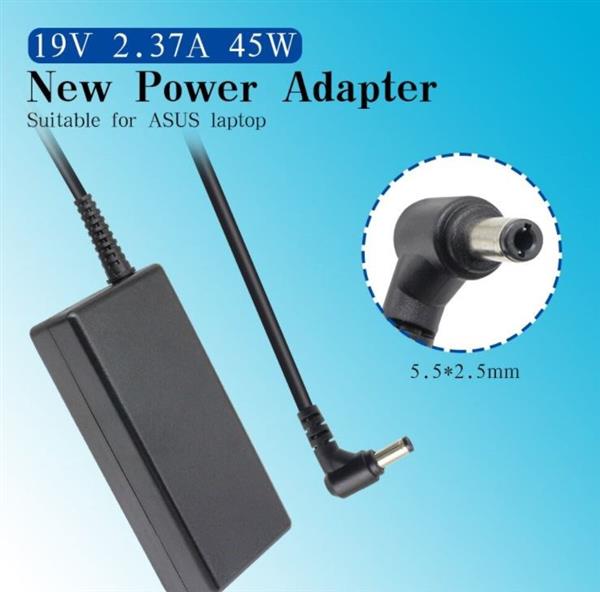 Grote foto drphone ac dc adapter 19v 2.37a 5.5 2.5mm 45w voeding laptop lader met ac kabel voor asus zi telecommunicatie opladers en autoladers