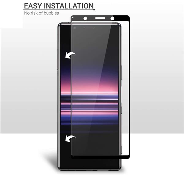 Grote foto drphone xperia 5 glas tempered glass 3d volledige dekking schermbeschermer gehard glas zwa telecommunicatie mobieltjes