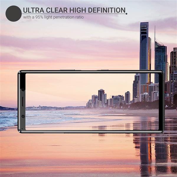 Grote foto drphone xperia 5 glas tempered glass 3d volledige dekking schermbeschermer gehard glas zwa telecommunicatie mobieltjes