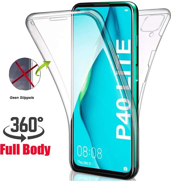 Grote foto drphone huawei p40 lite dual tpu case 360 graden cover voor en achter volledig bescherming tra telecommunicatie mobieltjes