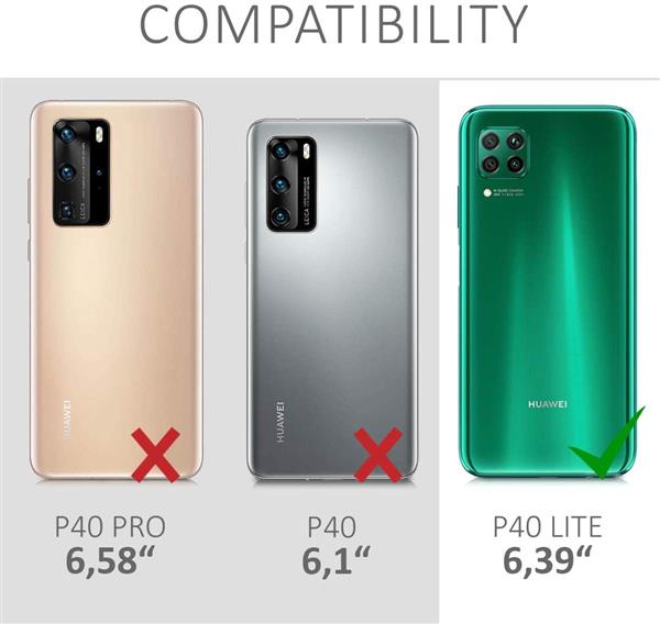 Grote foto drphone huawei p40 lite dual tpu case 360 graden cover voor en achter volledig bescherming tra telecommunicatie mobieltjes