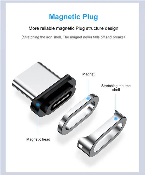 Grote foto drphone icon magnetisch bitje plug losse lightning magnetische koppelstuk geschikt voor appl telecommunicatie opladers en autoladers