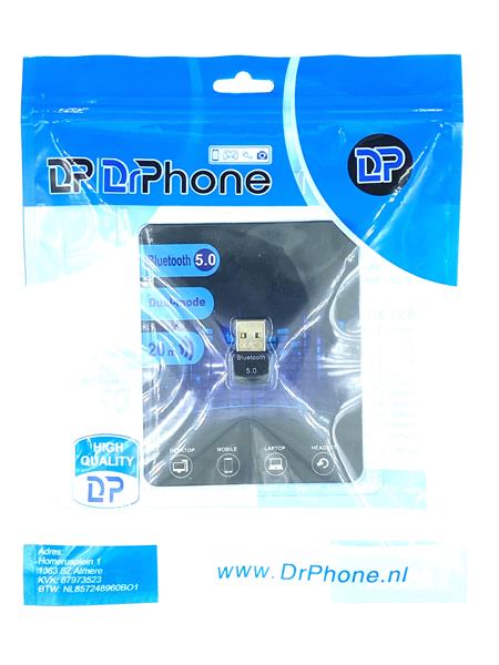 Grote foto drphone b8 bluetooth 5.0 dongle windows adapter desktop pc laptop bt 5.0 edr dual modus computers en software overige computers en software