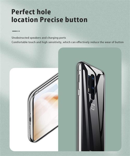 Grote foto drphone oneplus 8 pro hoesje ultra dun premium soft gel case transparant telecommunicatie mobieltjes