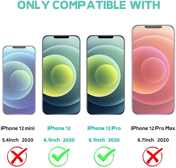 Grote foto drphone iphone 12 12 pro 6.1nch glas glazen screen protector tempered glass 2.5d 9h 0.26mm telecommunicatie mobieltjes