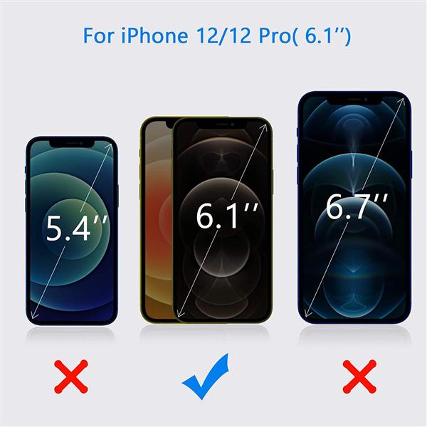 Grote foto drphone iphone 12 12 pro 6.1nch glas glazen screen protector tempered glass 2.5d 9h 0.26mm telecommunicatie mobieltjes