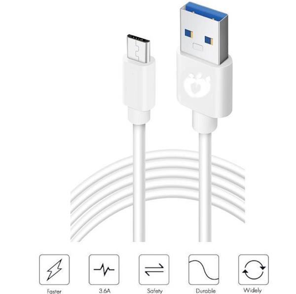 Grote foto olesit micro usb 1 meter fast charge 3.6a snelle oplaadkabel veilig laden data sync transfer telecommunicatie opladers en autoladers