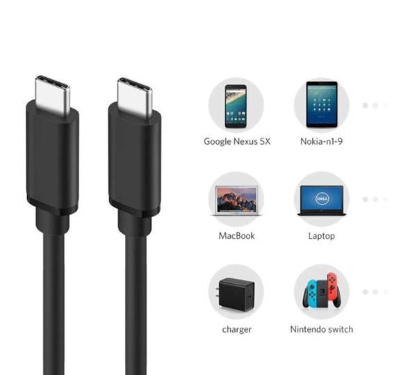 Grote foto drphone pdtc1 power delivery 5a 87w quick charge 4.0 usb c otg usb c type c kabel 2 met telecommunicatie opladers en autoladers