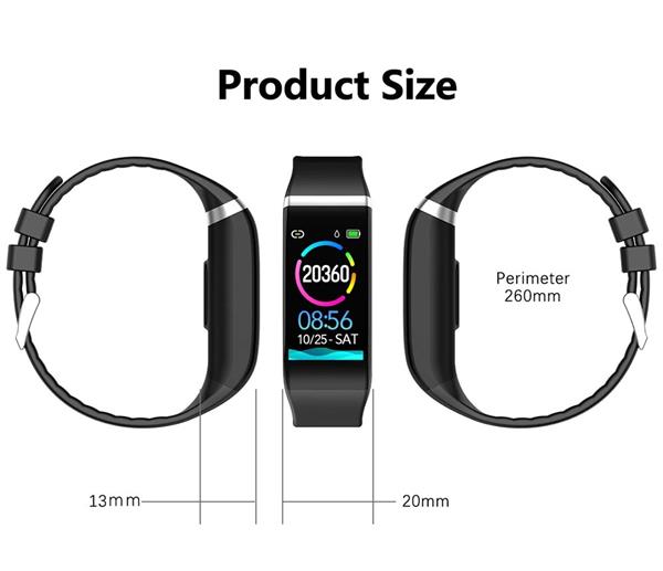 Grote foto drphone cdc 1 smartwatch hartslagmeter bloeddrukmeter fitness stappenteller mannen vrouwen kleding dames horloges