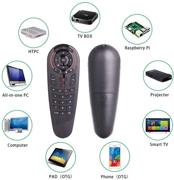 Grote foto drphone mx6 air remote mouse afstandsbediening 2.4g draadloos spraakbesturing 6 assige gyrosco computers en software overige computers en software