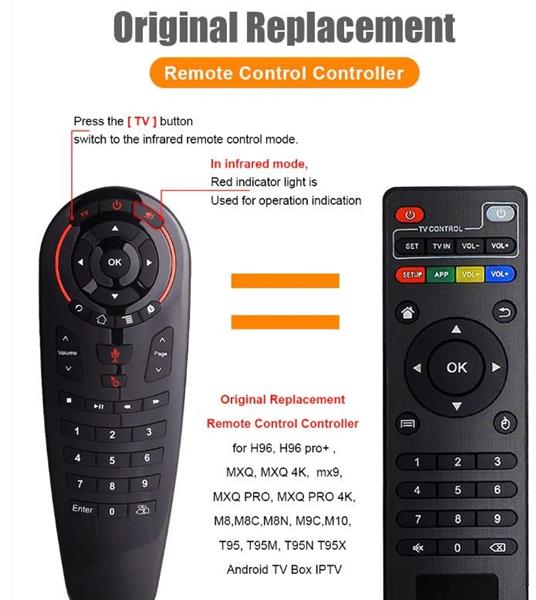 Grote foto drphone mx6 air remote mouse afstandsbediening 2.4g draadloos spraakbesturing 6 assige gyrosco computers en software overige computers en software