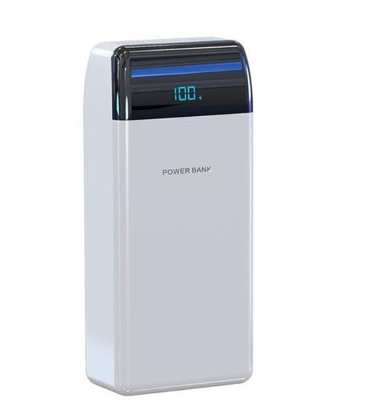 Grote foto drphone pw4 powerbank 30000mah 22.5w draagbare oplader usb c pd 20w met digitale lcd scherm 2 telecommunicatie opladers en autoladers