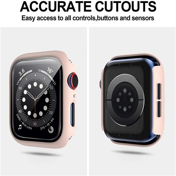 Grote foto drphone fc3 42mm 360 cover volledige hoes ingebouwde screenprotector voor apple watch 42m kleding dames horloges