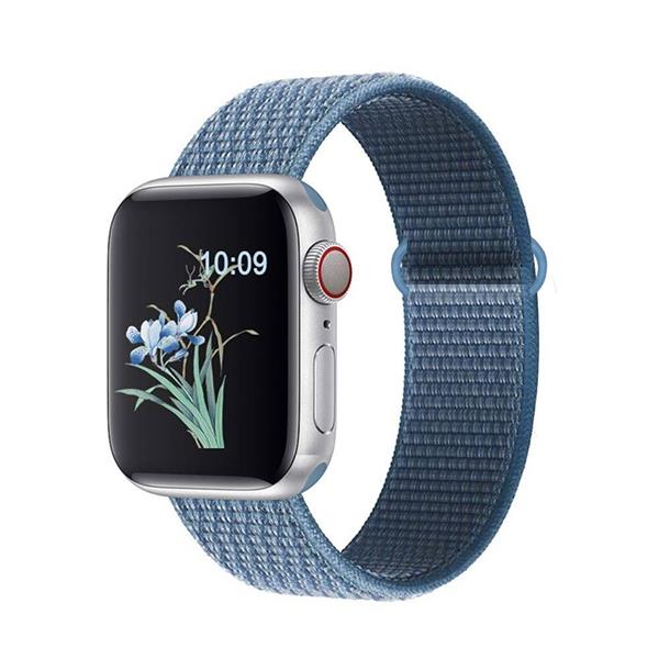 Grote foto drphone awb drphone apple watch 6 5 4 3 2 1 se 38mm 40mm nylon geweven elastische band met klitten kleding dames horloges