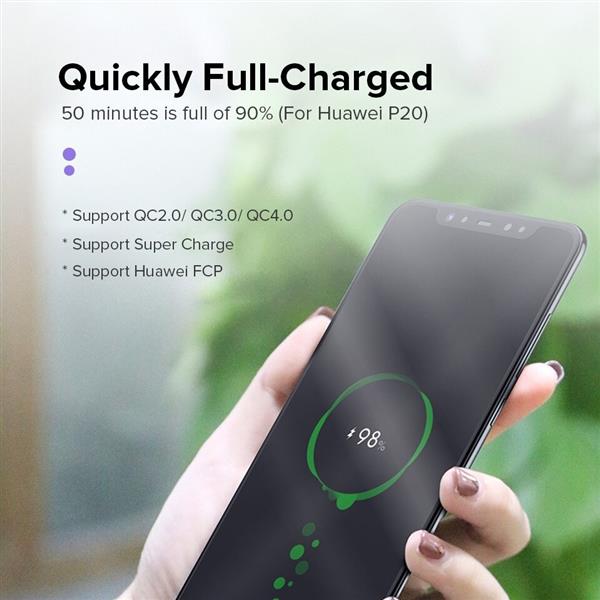 Grote foto drphone d10 90 haakse usb c oplaadkabel 5a super charge kabel 1 meter wit telecommunicatie opladers en autoladers