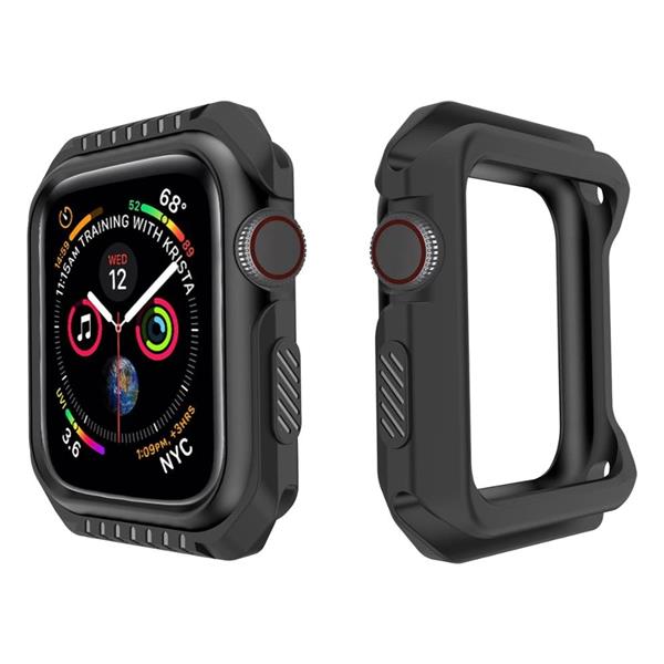Grote foto drphone awbu apple watch bumper extra bescherming 42mm zwart kleding dames horloges