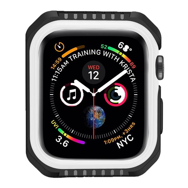 Grote foto drphone awbu apple watch bumper extra bescherming 42mm zwart kleding dames horloges