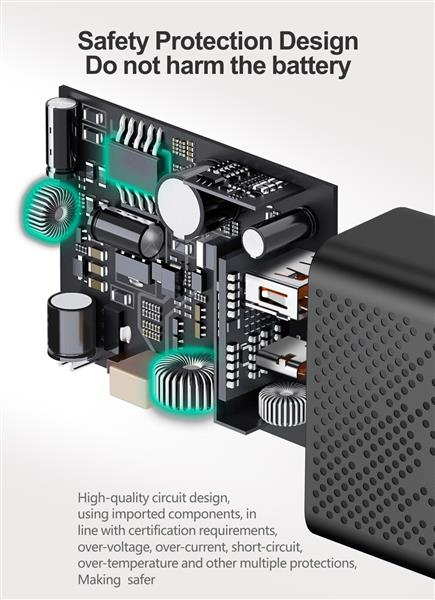 Grote foto drphone halo7 18w snellader usb c pd 3.0 qualcom 3.0 lader led indicator oplader voor smar telecommunicatie opladers en autoladers