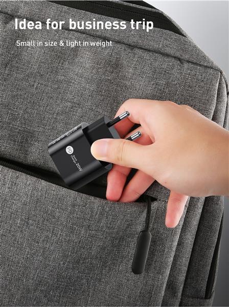 Grote foto drphone pdtc2 20w thuislader 1m usb c naar usb c fastcharge powerdelivery pd kabel voor o.a sa telecommunicatie opladers en autoladers