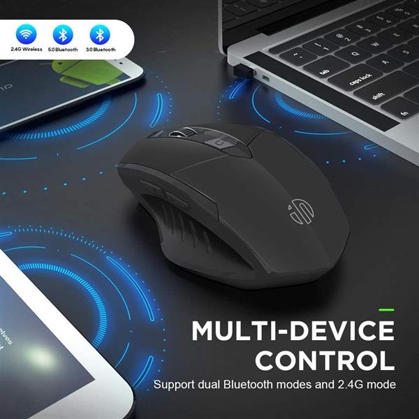 Grote foto elementkey ipm6 bluetooth draadloze muis tri mode bt 5.0 3.0 2.4 ghz dpi modus ergonomisch computers en software overige computers en software