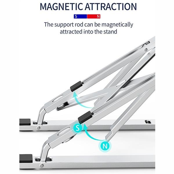 Grote foto wiwu laptop aluminium stand verstelbare laptop tablet houder opvouwbare stand 10 17 inch tablet computers en software overige computers en software