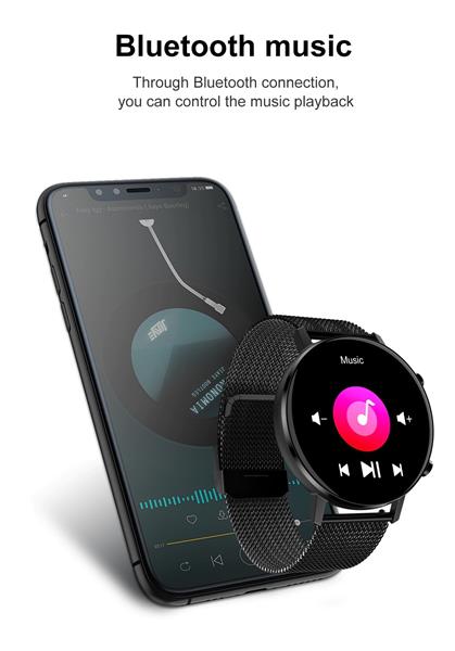 Grote foto drphone dtx 2 hybrid smartwatch 42mm voor mannen en vrouwen aluminium retina horloge 360x360 k kleding dames horloges