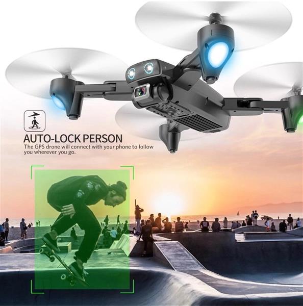 Grote foto luxwallet tt pro gps drone 30km h 210 gram afstandsbediening 5ghz camera foto applic computers en software overige computers en software