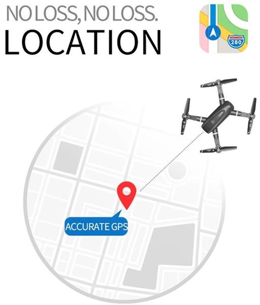 Grote foto luxwallet tt pro gps drone 30km h 210 gram afstandsbediening 5ghz camera foto applic computers en software overige computers en software