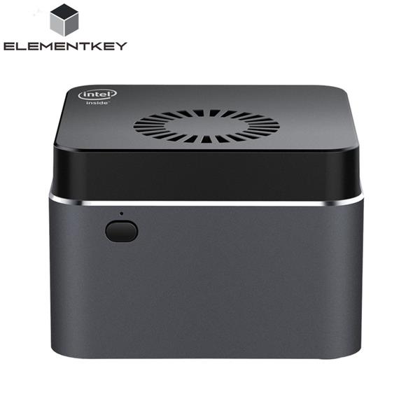 Grote foto elementkey inix ultra klein mini pc intel celeron j4125 2.7ghz 8gb ram 256gb ssd zwart computers en software overige computers en software