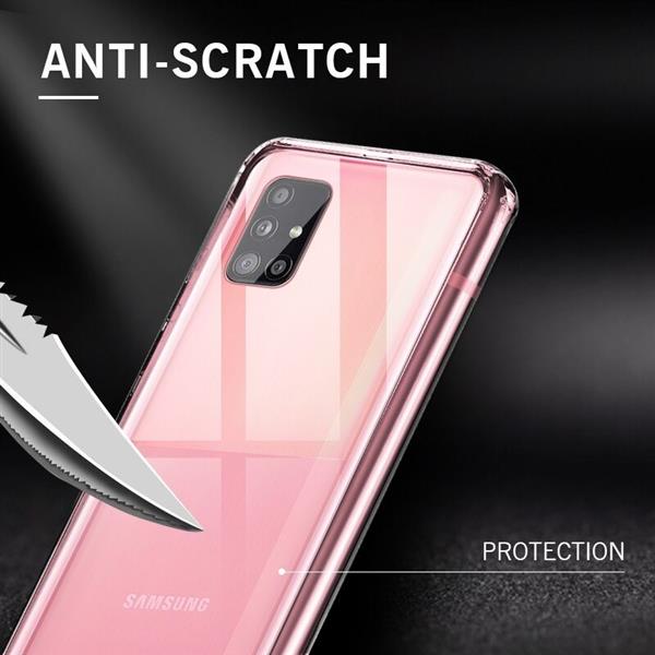 Grote foto drphone samsung galaxy a51 5g tpu hoesje ultra dun premium soft gel case transparant telecommunicatie mobieltjes