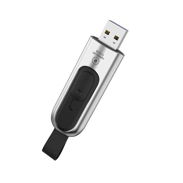 Grote foto luxwallet pd1 metalen usb3.1 3.0 flash drive usb stick 512gb leessnelheid tot 100mb s push p computers en software overige computers en software