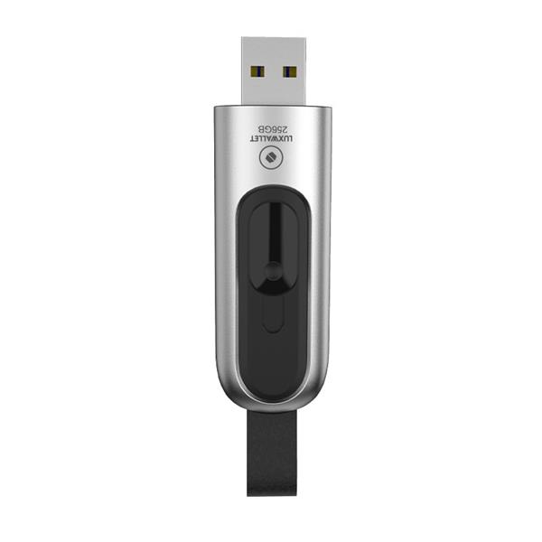 Grote foto luxwallet pd1 metalen usb3.1 3.0 flash drive usb stick 256gb leessnelheid tot 100mb s push p computers en software overige computers en software