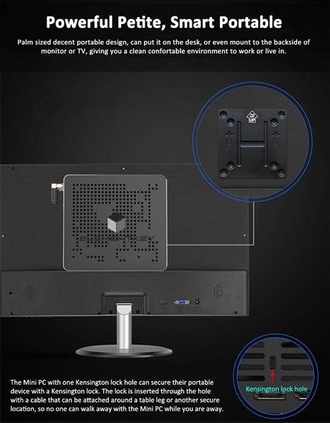 Grote foto elementkey ion2 mini pc i5 9300h 4.1 ghz computer 8gb ram 128gb nvme ssd 1tb hdd win computers en software overige computers en software