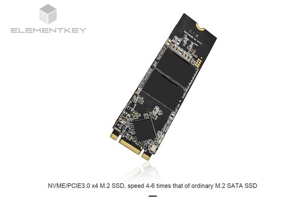 Grote foto elementkey air2 mini computer i5 8250u 3.4 ghz 8gb ram 256gb nvme ssd windows 11 pro pc computers en software overige computers en software