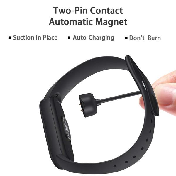 Grote foto drphone xmb2 magnetische oplaadsnoer kabel usb oplader geschikt voor xiaomi mi band 5 6 7 zw kleding dames horloges