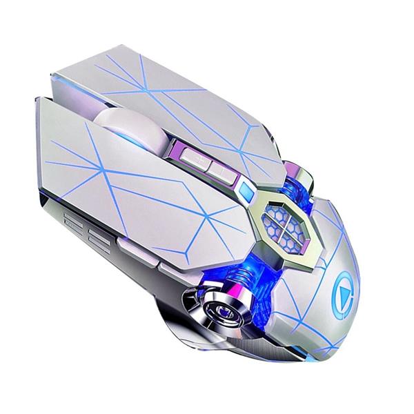 Grote foto elementkey dml3 draadloze usb 2.4ghz gaming muis met 7 kleuren verlichting stille optische ergonomi computers en software overige computers en software