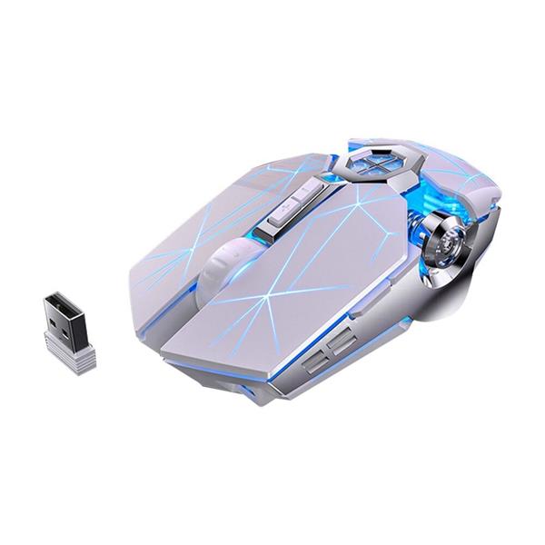 Grote foto elementkey dml3 draadloze usb 2.4ghz gaming muis met 7 kleuren verlichting stille optische ergonomi computers en software overige computers en software