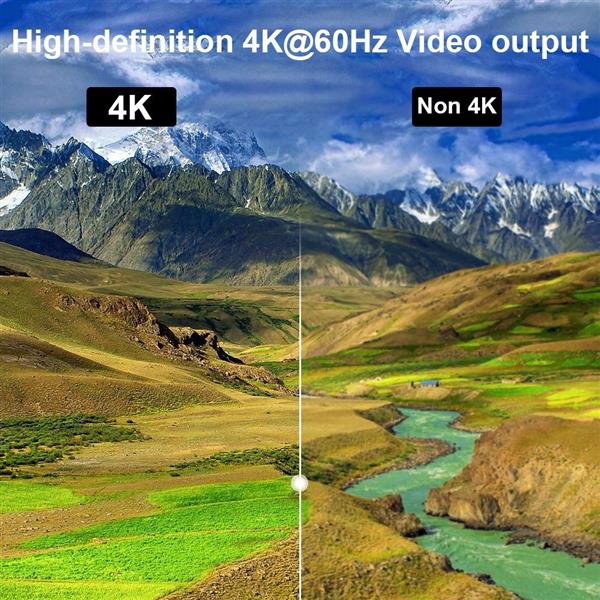 Grote foto drphone dnc2 usb c type c naar mini displayport gevlochten kabel 4k 60hz converter adapter 1.8m telecommunicatie opladers en autoladers