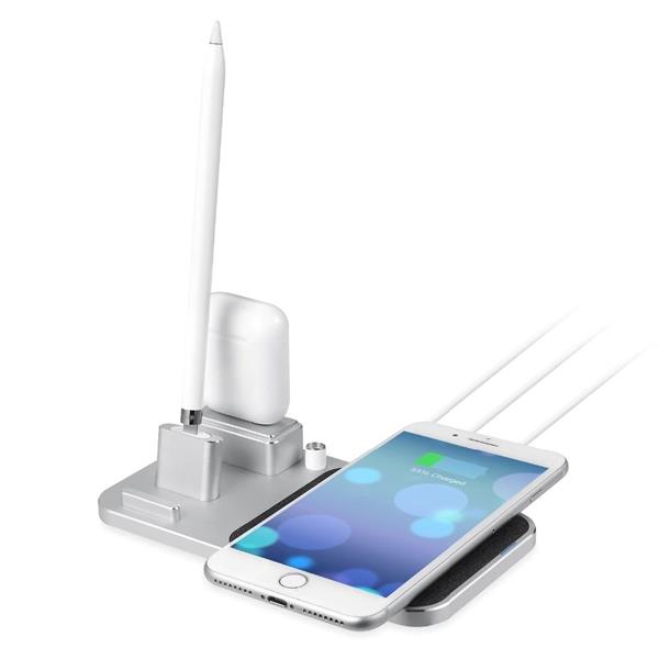 Grote foto drphone sdo1 4 in 1 draadloze oplader 10 watt voor apple pencil airpods ipad iphone 7 8 telecommunicatie opladers en autoladers