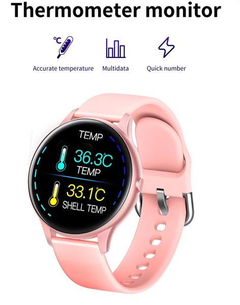 Grote foto drphone m20 spectra smartwatch voor mannen en vrouwen thermostaat hartslag lange batterij kleding dames horloges