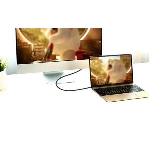 Grote foto drphone md c2 usb c naar mini displayport kabel adapter 4k uhd hdcp 3d 1.8 meter zwart telecommunicatie opladers en autoladers